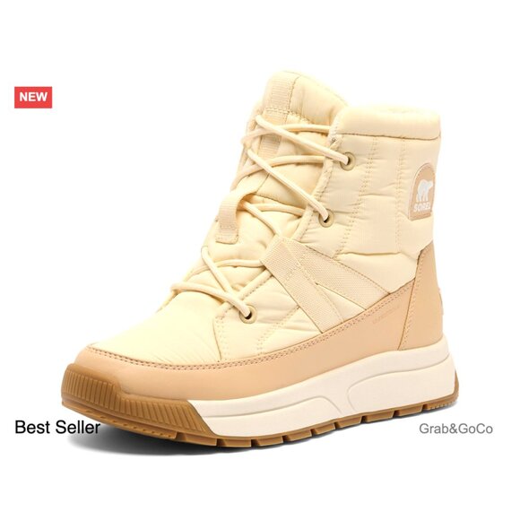 Waterproof Mid-Calf Boots Insulated Winter Snow Sporty Hiking Outdoor Adventure